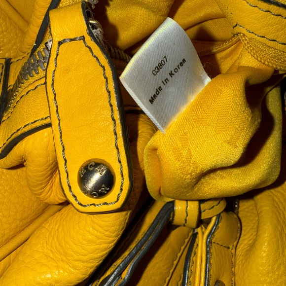 MCM Vintage Pebbled Leather Tassel Satchel Bag EUC - Picture 14 of 15